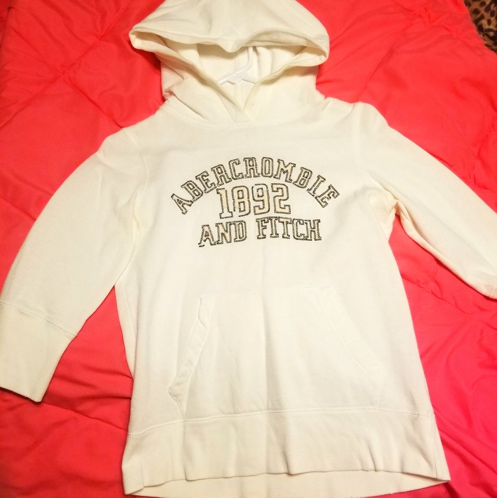 Vintage cropped A&F hoodie
